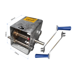 1650kg Capacity Boat Trailer Winch - 15:1/5:1 Ratio - Christine Products_4