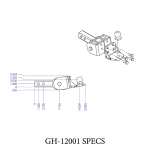 Glyder Light Torsion Hitch - 2\" Drop - 2” Shank - 3500kg_2