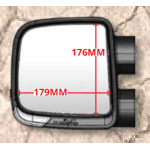 Isuzu D-Max/MUX - 2021+ - Compact Towing Mirror_4