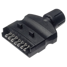Hella Trailer Plug - 7 Pin Flat Plug - Male Connection_1
