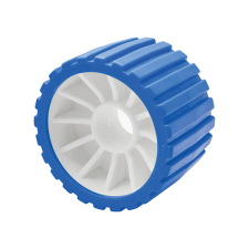 Trojan Wobble Rollers 112mm - Blue Ribbed_1