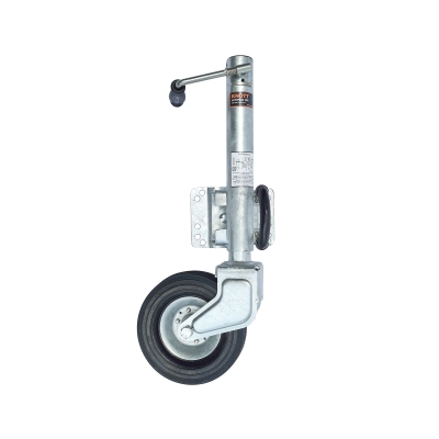 545kg Jockey Wheel - 8\" x 3\" HD Wheel - Swivel Mount - Sidewind - Knott