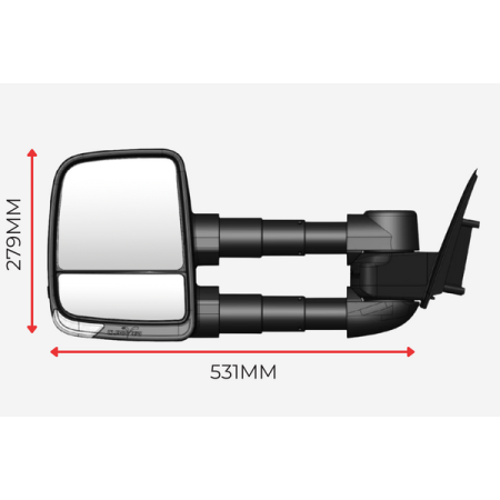 Isuzu Dmax 2002 to 2011 - Next Generation ClearView Towing Mirror_6