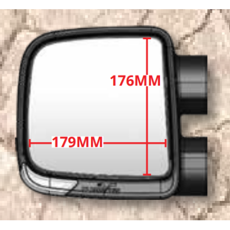 Mazda BT50 - July 2020+ - Compact Towing Mirrors - TF Series_4