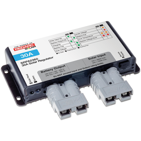 REDARC Solar Regulator - Anderson Plug - 30 Amp - Waterproof IP55_1